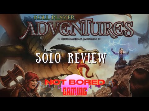 Roll Player: Adventures - Solo Review - Not Bored Gaming