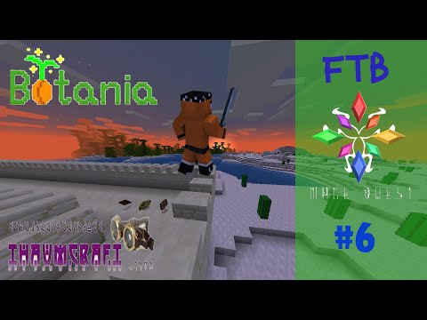 MAKING MY FIRST RUNES IN BOTANIA - EPIC FTB MAGE QUESTS