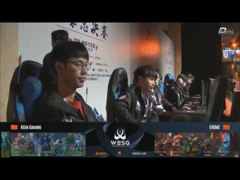 WESG | Quarter Finals | Keen Gaming vs EHOME - Game 1 | KG vs EHOME - Game 1 |