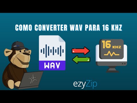 Converter taxa de amostragem WAV para 16kHz (Guia simples)