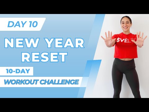 Day 10: NEW YEAR RESET 10-Day Workout Challenge | Burn Belly Fat Workout | No Equipment Workout