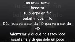 miguel bose _como un lobo letra