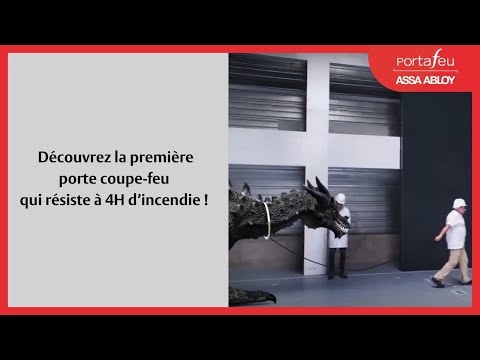 Découvrez la première porte coupe feu qui résiste à 4H d'incendie !