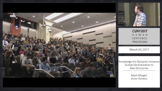 CUNY 2017 Live Stream: Thursday March 30, Morning Session