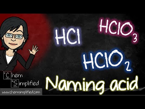 How to name acids | SUPER easy & FOOLPROOF! - Dr K