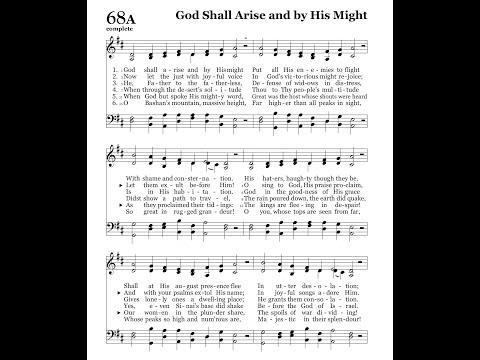 God Shall Arise and by His Might (Genevan 68) 2024 Psalter 68A