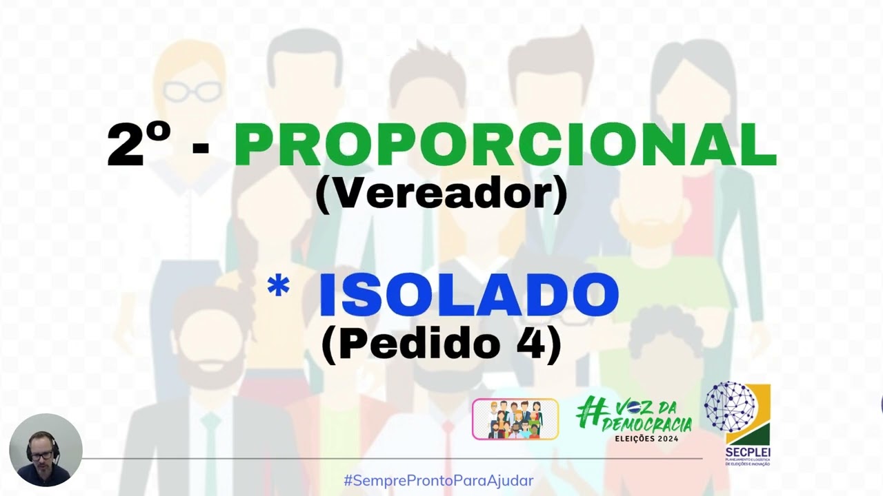 VÍDEO 12 - SNCAND2024 - CANDex. Criação de Pedidos de Registro. Majoritário e Proporcional.