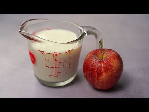 Mix Apple With Milk and You’ll Love The Results! Delicious Apple Milk Dessert Recipe | Yummy