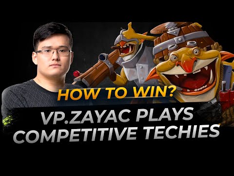 Zayac Competitive Techies - Dota 2 Replay Full Gameplay