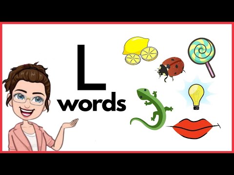 WORDS THAT START WITH Ll | 'Ll' Words | Phonics | Initial Sounds | LEARN LETTER Ll