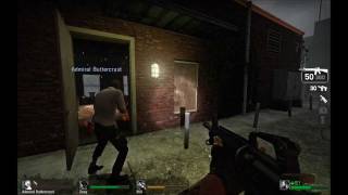 Let's Play Left 4 Dead Part 31 - Propane and Propane Accessories Feat. Admiral Buttercrust