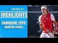 Rublev Stuns Thiem; Zverev Battles Back from Brink | Hamburg 2019 Quarter-Final Highlights