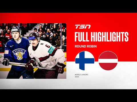 2025 World Junior Championship Highlights: Latvia vs. Finland