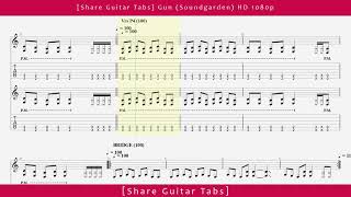 [Share Guitar Tabs] Gun (Soundgarden) HD 1080p
