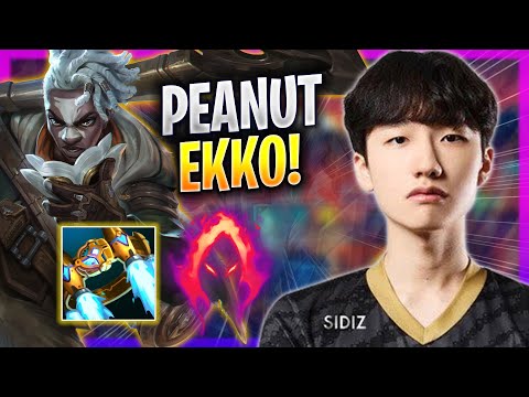 PEANUT IS A BEAST WITH EKKO! - GEN Peanut Plays Ekko JUNGLE vs Sylas! | Season 2023