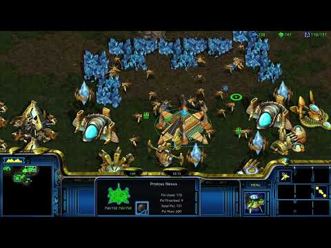 1 Protoss vs 7 Terrans Only Zealots Allowed (Starcraft Remastered)
