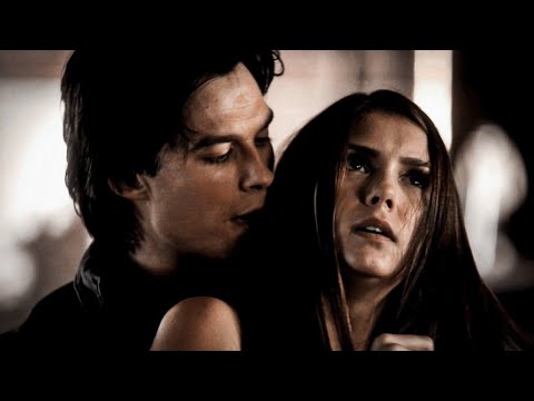Scenes of Damon and Elena in season three - scene pack [1080p]
