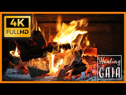 ☕🔥 [4K] BRASAS RELAJANTES para DORMIR ▶ Sonidos de ASCUAS y FUEGO 🔥♨ [8 HORAS]