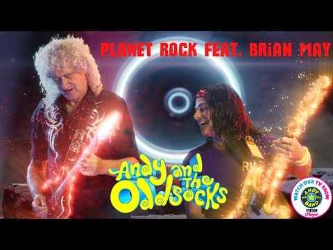 Andy and the Odd Socks feat. Brian May - Planet Rock (Official Video)