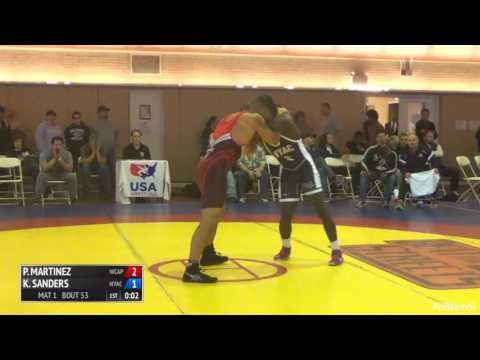 80 1/2 Final - Patrick Martinez (Army (WCAP)) vs. Kendrick Sanders (NYAC)