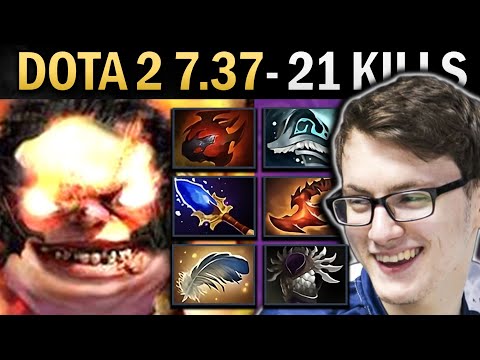 Pudge Gameplay Miracle with 21 Kills and Feather - Dota Ringmaster