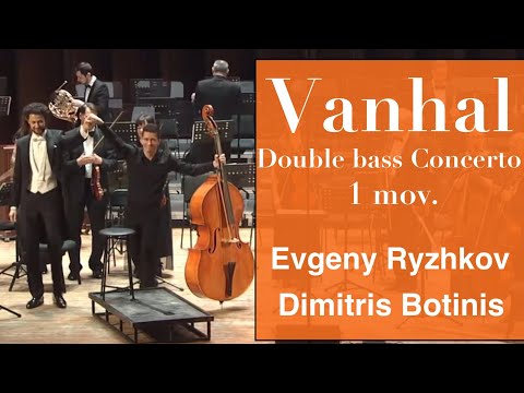 Vanhal Double Bass Concerto in D Major 1 mov. Live / Evgeny Ryzhkov - Double bass