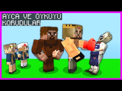 ARDA VE RÜZGAR, AYÇA İLE ÖYKÜYÜ KORUYOR! 😱 - Minecraft