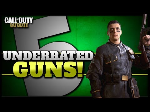 Top 5 Underrated Guns in Cod WW2!