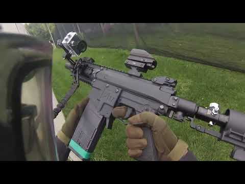 Quick game with Valken M17 paintball gun