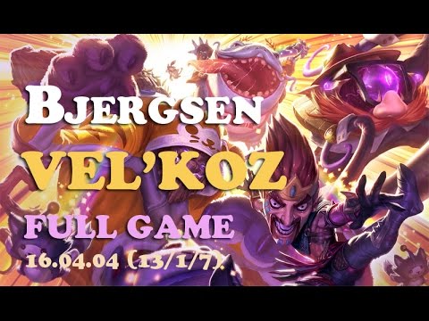 TSM Bjergsen Vel'koz Full Game (13/1/7)