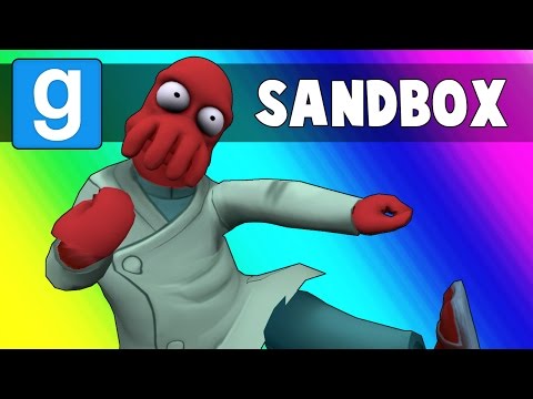 Gmod Sandbox Funny Moments - Ragdoll Fighting Mode! (Garry's Mod)