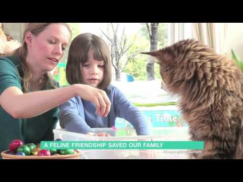 6 year old autistic girl Iris and her cat Thula…wonderful story - 23rd Match 2016