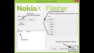 how to flash nokia x