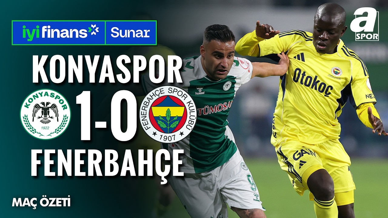 Konyaspor vs Fenerbahçe Highlights
