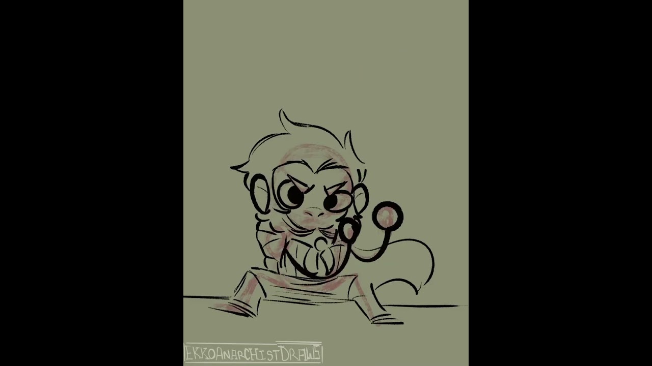 THE MONKEY! #lmk #animatic #fanart #funny