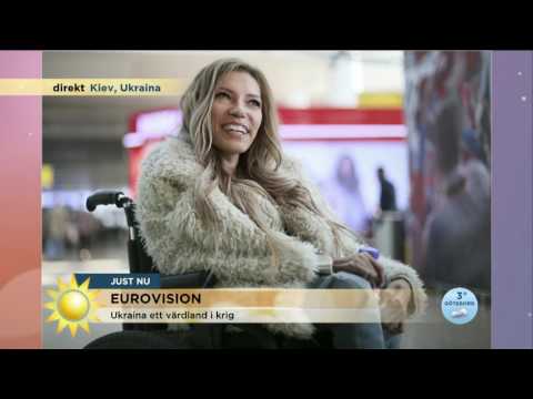 Direkt från Kiev: "Kriget ligger nära Eurovision" - Nyhetsmorgon (TV4)