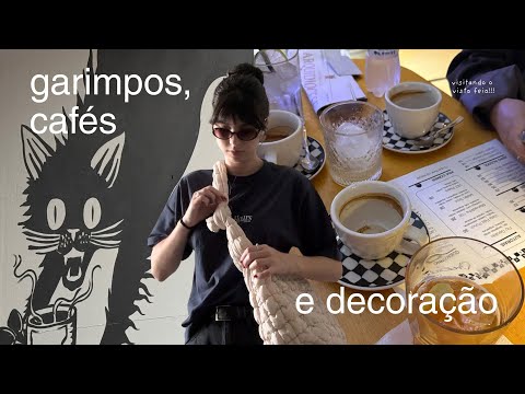 Antiquário, café bar e garimpos diferentes