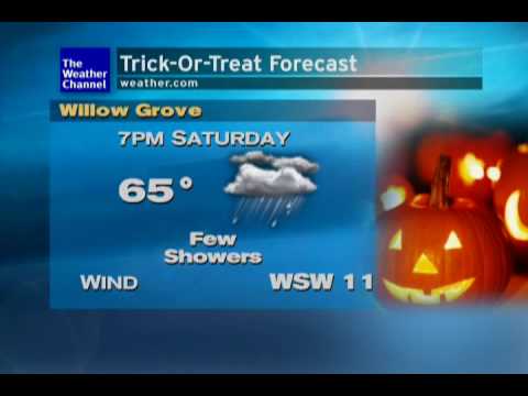 Weather Star XL - Trick Or Treat Forecast for 10/31/2009