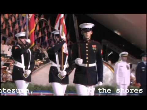 Armed Forces medley - Nat'l Memorial Day Concert 2010 (with lyrics)