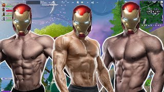 『超悪質ゴースティング』全裸のアイアンマンに襲われる配信者【フォートナイト】「スキンスケスケバグ」
