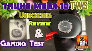 Truke Mega 10 Earbuds 40 Ms Latency ⚡ | Truke Mega 10 Earbuds Unboxing & Review