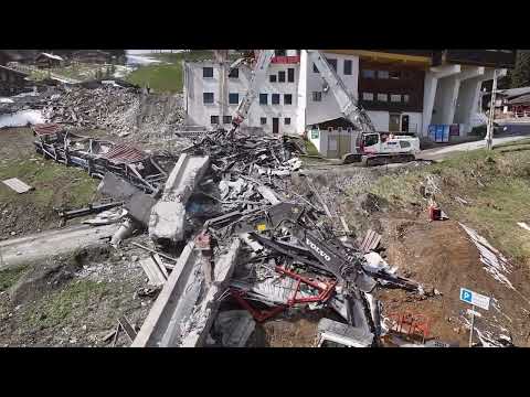 Déconstruction de deux gares Le Bettex Saint-Gervais-les-Bains