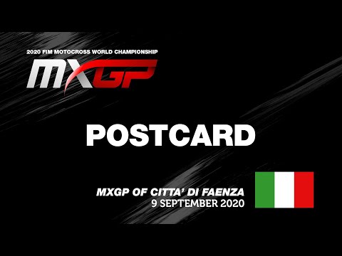 Postcard MXGP of Città di Faenza (ITA) 2020