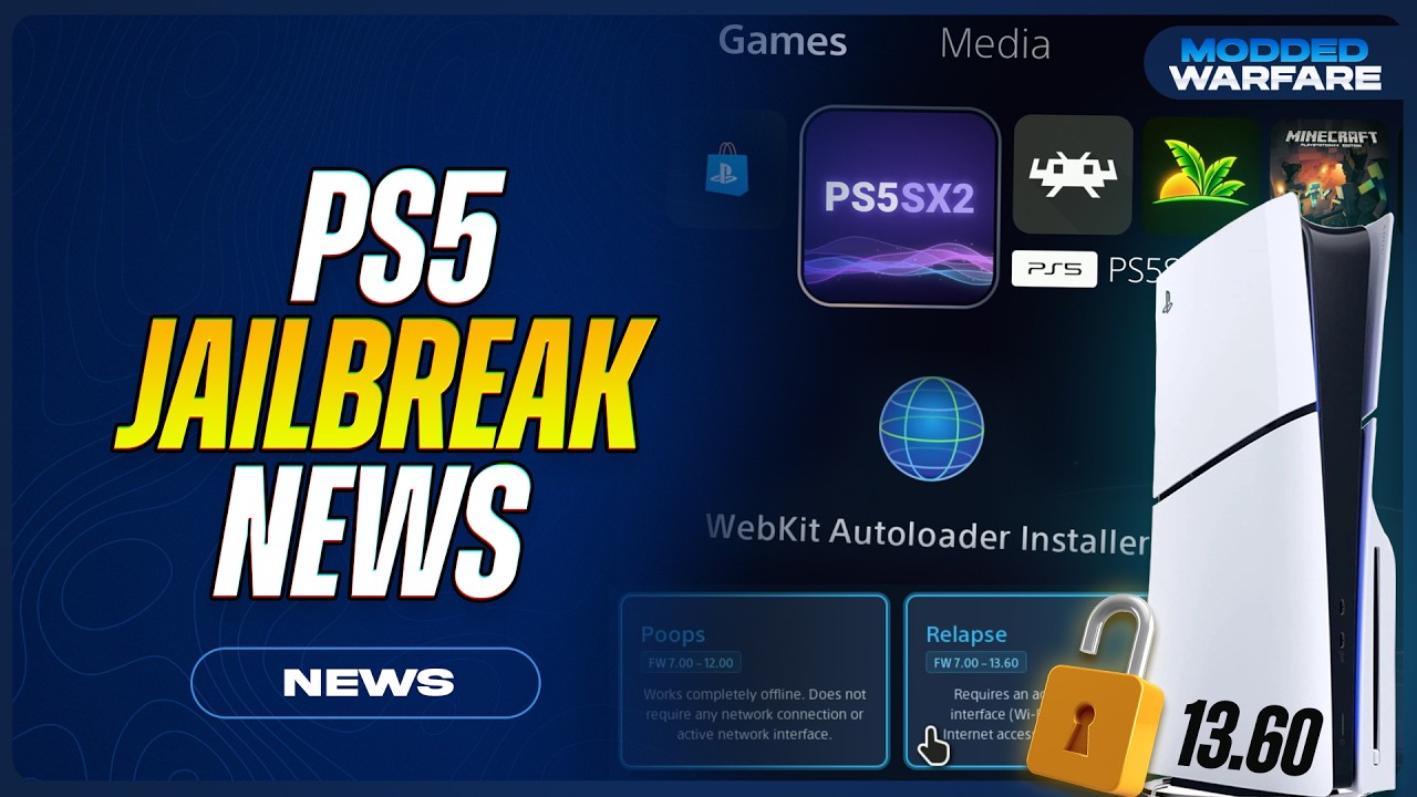 PS5 Jailbreak News: 13.60 Relapse JB Release, Autoloader, Homebrew & Emulation Explosion!