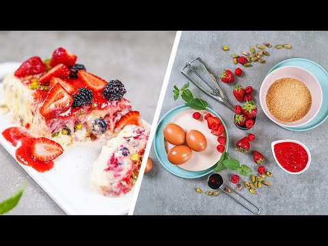 Parfait Glacé Aux Fruits Rouges - Dessert Facile Et Rafraîchissant