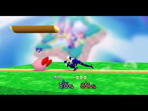 Super Smash Bros 1 Wave 1.5 - Kirby vs Sheik no TAS