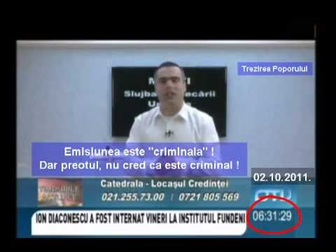 Tâmpirea poporului la OTV, 1  / 1 - 2 octombrie 2011 : anunt criminal, despre un preot  "criminal"