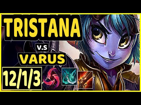 DEFT (TRISTANA) vs VARUS - 12/1/3 KDA BOTTOM ADC GAMEPLAY - KR Ranked GRANDMASTER