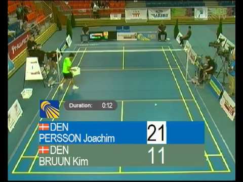 2012 Czech International: Joachim Persson - Kim Bruun (MS final)