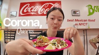 A food crawl in CORONA, QUEENS! 🌮 (they say the best Mexican food is here)